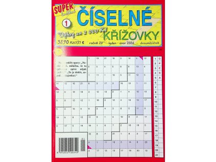 Číselné křížovky 2026 01