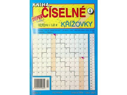 Kniha číselné křížovky 2026 04