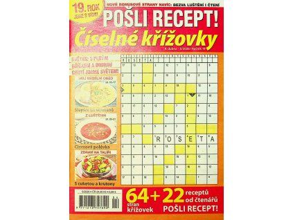 Pošli recept číselné křížovky 2026 05