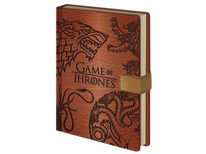 Zápisník Game of Thrones - Sigils A5