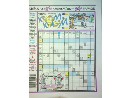 Křížem krážem křížovky 2026 03