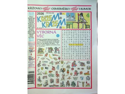 Křížem krážem křížovky 2026 04