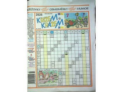 Křížem krážem křížovky 2026 07