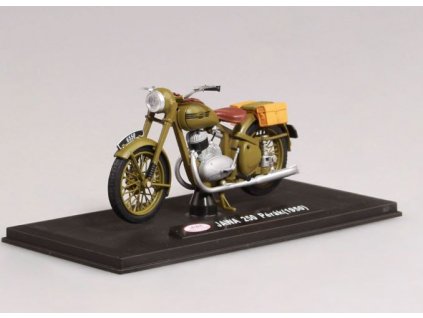 Jawa 250 Pérák (1950) 1:18 - Zelená Vojenská