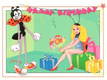 Pohlednice Ferda Mravenec Happy Birthday