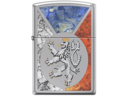 Zapalovač Zippo 22030 Český lev s vlajkou