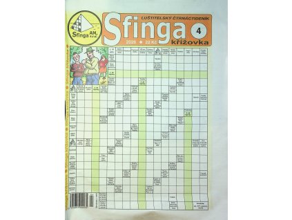 Sfinga křížovka 2026 04