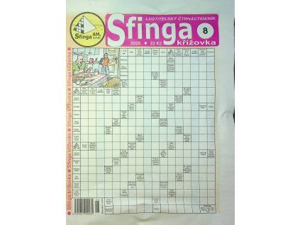 Sfinga křížovka 2026 08