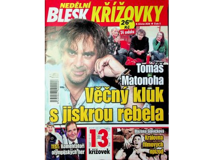 Nedělní Blesk křížovky 2026 05