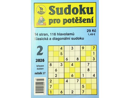 Sudoku pro potěšení 2026 02