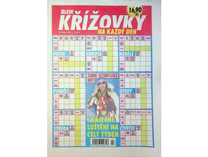 Na každý den Blesk křížovky 2026 03