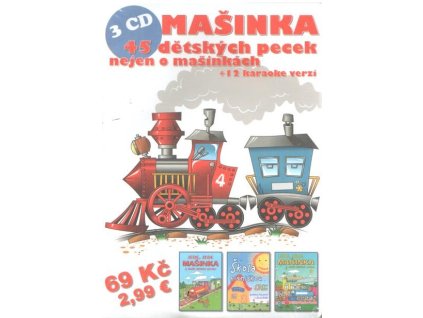 Mašinka - 45 dětských pecek (3 CD)