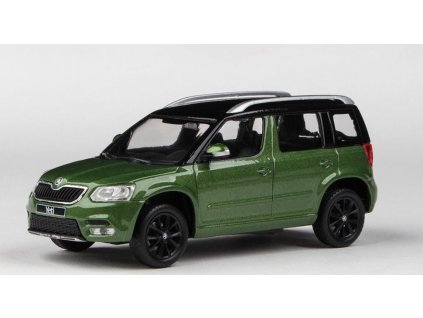 Škoda Yeti FL (2013) 1:43 - Zelená Cosmic metalíza