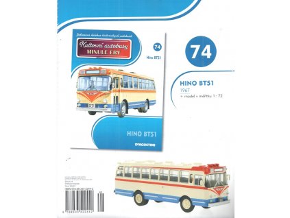 Hino BT51- 1967 - edice Kultovní autobusy minulé éry 74