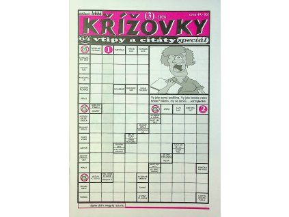Křížovky vtipy a citáty 2026 03