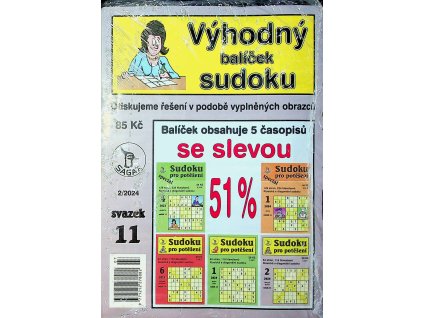 Výhodný balíček sudoku 10