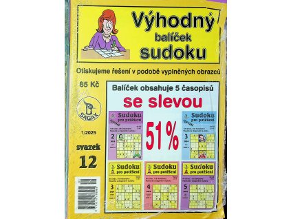 Výhodný balíček sudoku 12