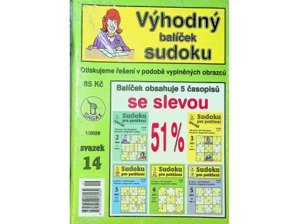 Výhodný balíček Sudoku 14