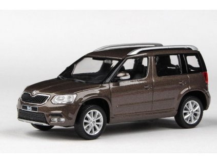 Škoda Yeti FL (2013) 1:43 - hnědá mato metalíza