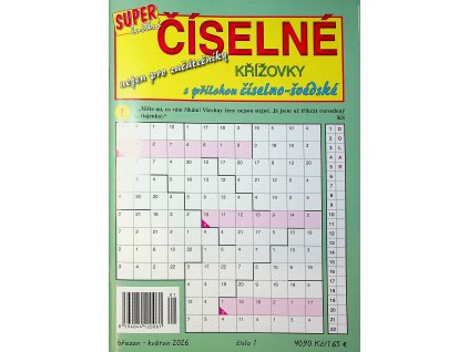 Číselné křížovky s přílohou 2026 01