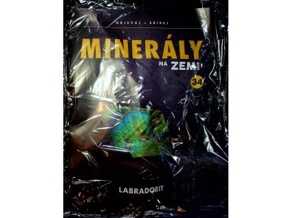 Labradorit - edice Minerály na zemi - číslo 34
