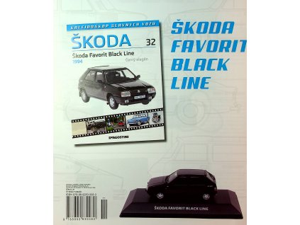 Škoda Favorit Black Line - 1994 - edice Kaleidoskop slavných vozů Škoda - 32