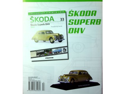 Škoda Superb OHV - 1948 - edice Kaleidoskop slavných vozů Škoda - 33