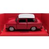 Trabant 601 červený s bílou střechou 1:34-39 Welly