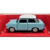 Trabant 601 modrý s bílou střechou 1:34-39 Welly