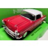 Chevrolet Bel Air 1957 červený s bílou střechou 1:34-39