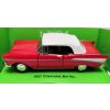 Chevrolet Bel Air 1957 červený s bílou střechou 1:34-39
