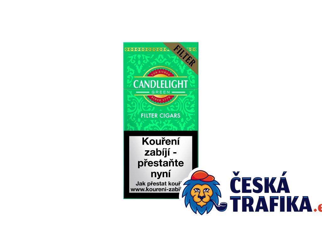 Candlelight Filter cigarillos 10´s GREEN