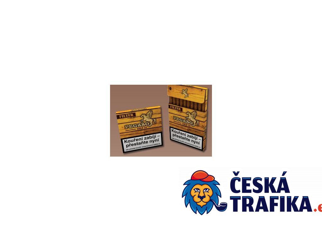 Pegaso gold 10 ks filter cigarillo