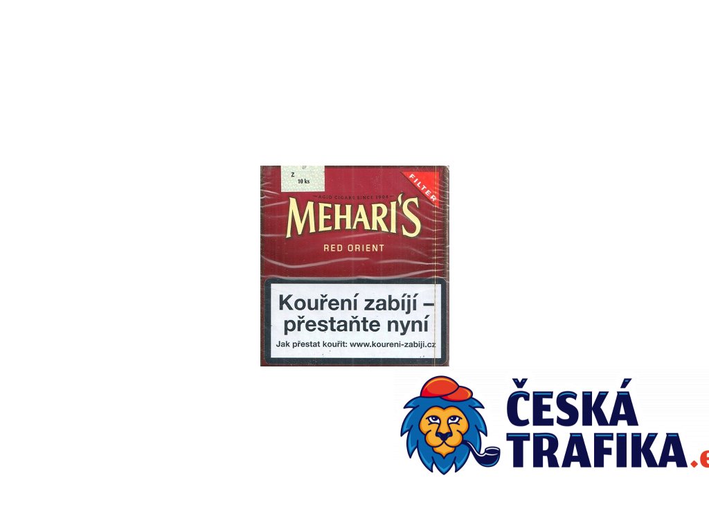 Mehari's red orient filter  AGIO CIGARS SINCE 1904