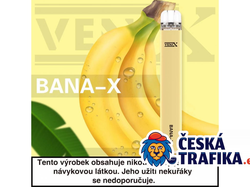 Venix jednorázová cigarety - Bana-X