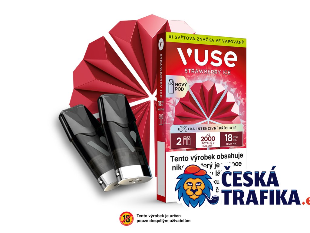 CZ VUSE GO UPGRADE HESTIA PODS produktove foto 1000x1000 Strawberry Ice withHW