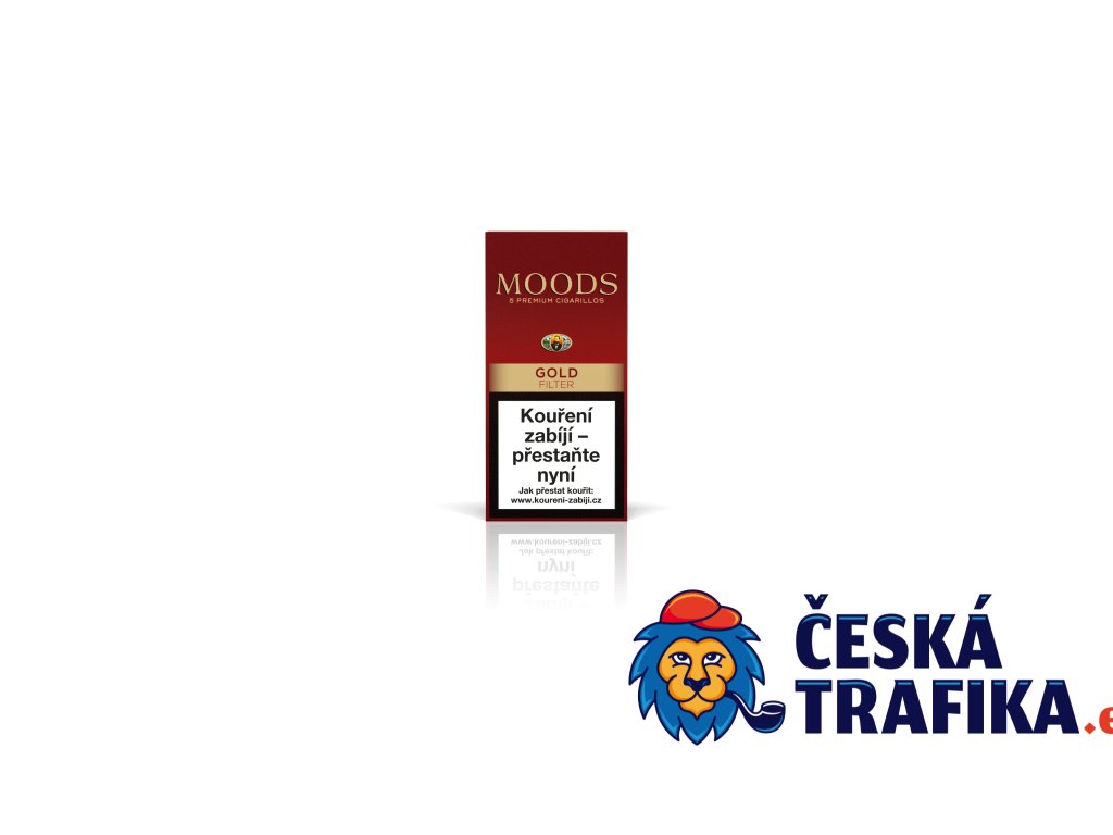 Doutníky Moods 5 premium cigarillos GOLD filter