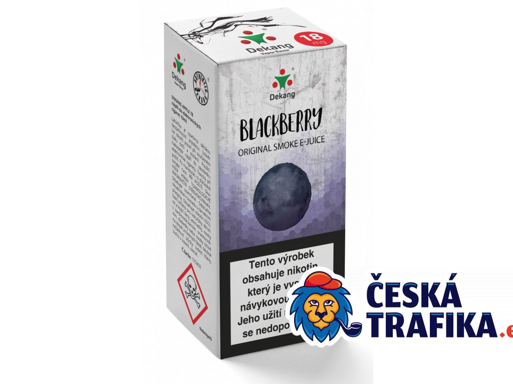 Liquid Dekang Classic Blackberry 6 mg  Liquid s příchutí ostružin