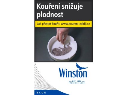 Cigarety Winston balanced blue 100 - 156 Kč