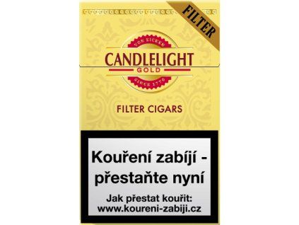 Candlelight Filter cigarillos 20´s GOLD