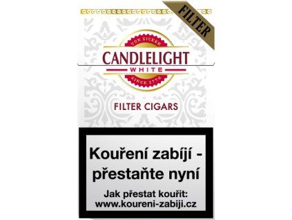 Candlelight Filter cigarillos 20´s WHITE