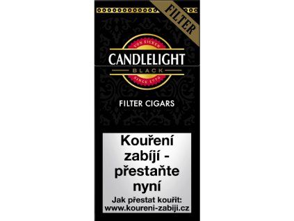 Candlelight Filter cigarillos 10´s BLACK
