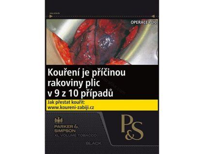 Tabák cigaretový P&S black 88g  AUTENTHIC QUALITY TOBACCO