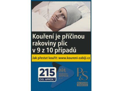 Tabák cigaretový P&S blue 88g