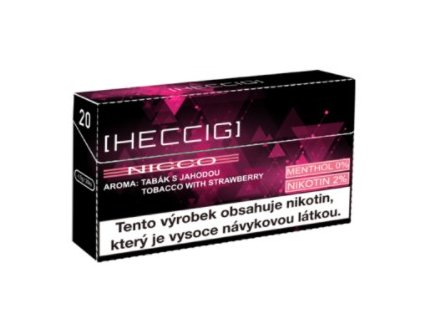 Heccig nicco jahodové 2% nikotinu s kapslí