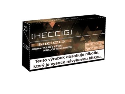 Heccig nicco kávové 2% nikotinu