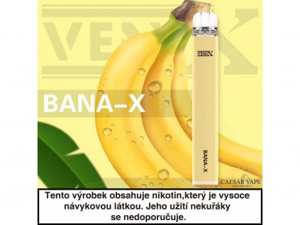 Venix jednorázová cigarety - Bana-X
