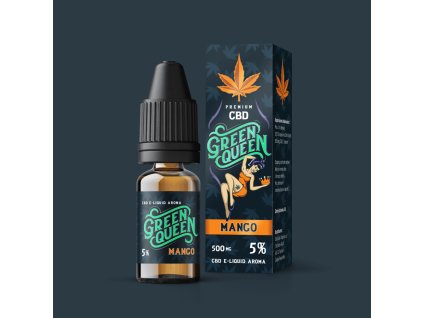 Green Queen CBD liquid - mango