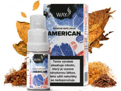 Liquid WAY to Vape American tobacco 10ml