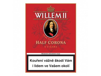 Willem II half corona 5 cigars